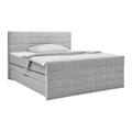 Modern Living, Boxspringbett Damon in Grau ca. 160x200cm