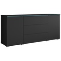 Sideboard Vera 150 Graphit  150/67,9/39,5 cm 3 Schublade(n) 