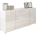 Sideboard Berlin Weiss/hochglanz  150/68/38,5 cm 3 Schublade(n) 