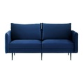 Sofa blau, 'Yara', Samt