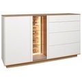 Sideboard Halvar Weiss/eiche Artisan  169/96/42 cm 2 Schublade(n) 