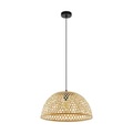 Pendellampe Claverdon, Geflechtschirm 49,5cm natur