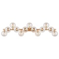 Wandleuchte Dallas, gold, 13-flammig