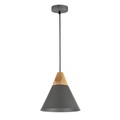 Hängeleuchte Bicones in Schwarz, Ø 22cm