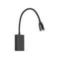 LED-Wandleuchte Witi Schwarz max. 2 Watt