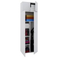 MID.YOU Mehrzweckschrank in weiss , Vandol Ii , Kunststoff , 3 Fächer , 70x218x39 cm , melaminharzbeschichtet,melaminharzbeschichtet,Nachbildung,Nachbildung , erweiterbar, stehend, stabil , 000657024001