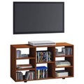MID.YOU Tv-rack , Fetino , Nussbaumfarben , Holzwerkstoff , 114x60x40 cm , melaminharzbeschichtet,Nachbildung , 000657026403