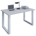 MID.YOU Schreibtisch 140/80/76 cm in grau, weiss , Lona , Holzwerkstoff , 80x76 cm , melaminharzbeschichtet,Nachbildung , in verschiedenen Holz-Dekoren erhältlich , 00065702631D