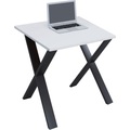 MID.YOU Schreibtisch 80/50/76 cm in schwarz, weiss , Lona , Holzwerkstoff , 50x76 cm , melaminharzbeschichtet,Nachbildung , in verschiedenen Holz-Dekoren erhältlich , 00065702631H