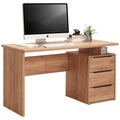 Venda Schreibtisch 60/138/76 cm in eichefarben , Gapy , Metall , 138x76 cm , Dekorfolie,Nachbildung , 000778005402
