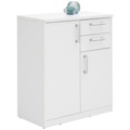 Xora Kommode 72/84/36 cm , Easy , weiss , Holzwerkstoff , 72x84x36 cm , Dekorfolie,Nachbildung , Typenauswahl,Typenauswahl,Typenauswahl , 000017003005