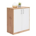 Xora Kommode 72/84/36 cm , Easy -Top- , weiss, Eichefarben , Holzwerkstoff , 72x84x36 cm , Dekorfolie,Nachbildung , Beimöbel erhältlich,Beimöbel erhältlich,Beimöbel erhältlich , 000017003304