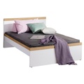 Paidi Bett 140/200 cm in weiss, eichefarben , Oscar , Holzwerkstoff , 140 cm , melaminharzbeschichtet,Nachbildung , In verschiedenen Grössen erhältlich , 000345007727