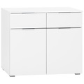 MID.YOU Kommode 93/81/42 cm , Alabama , Weiss , Holzwerkstoff , 93x81x42 cm , lackiert, bedruckt,Nachbildung , In verschiedenen Grössen erhältlich , 00038004562J