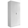 MID.YOU Drehtürenschrank in weiss , Freising 2-Trg , Holzwerkstoff , 1 Fächer , 91x197x54 cm , bedruckt,Nachbildung , 000380050107