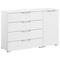 Novel Sideboard 120/81/42 cm , Aldono-Deluxe , weiss , Metall , 120x81x42 cm , matt, bedruckt,Nachbildung , Typenauswahl, Beimöbel erhältlich, stehend, In verschiedenen Grössen erhältlich, in verschiedenen Holzdekoren erhältlich , 000380069269