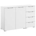 Novel Sideboard 120/81/42 cm , Aldono-Deluxe , weiss , Metall , 120x81x42 cm , matt, bedruckt,Nachbildung , Typenauswahl, Beimöbel erhältlich, stehend, In verschiedenen Grössen erhältlich, in verschiedenen Holzdekoren erhältlich , 000380069270