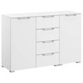Novel Sideboard 120/81/42 cm , Aldono-Deluxe , weiss , Metall , 120x81x42 cm , matt, bedruckt,Nachbildung , Typenauswahl, Beimöbel erhältlich, stehend, In verschiedenen Grössen erhältlich, in verschiedenen Holzdekoren erhältlich , 000380069271