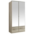 home24 Drehtuerenschrank Rajmi (mit Schubladen)