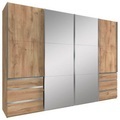 Fresh To Go Schwebetürenschrank »Level«, mit Synchronöffnung