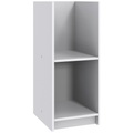 MID.YOU, MID.YOU Unterstellregal , Gotland , Weiss , Holzwerkstoff , 1 Fächer , 34x83x38 cm , Dekorfolie,Dekorfolie,Nachbildung,Nachbildung , 001787083902