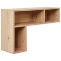 Ti`me Wandregal 80/50/25 cm , Stage , Eichefarben , Holzwerkstoff , 80x50x25 cm , Melamin,Nachbildung , hängend , 001803058910