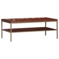XXXLutz Couchtisch in holz, metall 120/60/45 cm , Hexagon , 60x45 cm , 001877110305