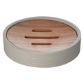 Sadena Seifenschale holz, kunststoff , Roller , Beige , Bambus , 11x2.5x11 cm , 001891010806
