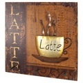 XXXLutz Wandgarderobe , Latte , Braun , Holzwerkstoff , 40x40x7 cm , Nachbildung , 001931046101