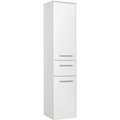 Xora Midischrank 30/141/33 cm , Carina 316 -Exklusiv- , weiss , Holzwerkstoff , 30x141x33 cm , Hochglanz, Glanz,Nachbildung , hängend , 001977024202