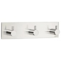 XXXLutz Hakenleiste 18/4,5/3 cm , Bk1107 , Edelstahlfarben , Metall , 18x4.5x3 cm , poliert , 001311003403