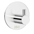 XXXLutz Haken in chromfarben , Bk1101 , Metall , 3 cm , verchromt , 001311003301