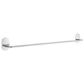 XXXLutz, XXXLutz Handtuchstange 63/10/5 cm , Bk1026 , Chromfarben , Metall , 63x10x5 cm , verchromt , Montage ohne Bohren , 001311003306
