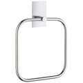 XXXLutz Handtuchhalter 16,8/21,5/2,5 cm , Bk1038 , Chromfarben , Metall , 16.8x21.5x2.5 cm , verchromt , Montage ohne Bohren , 001311003310