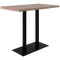 MID.YOU Bartisch in holzwerkstoff 120/70/105 cm , Quadrato 120 Bartisch , Schwarz, Eiche Artisan , 70x105 cm , pulverbeschichtet,melaminharzbeschichtet,Nachbildung , 002478017705