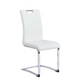 Carryhome Schwingstuhl in metall, textil weiss, chromfarben , Graz -Top- , 42x102x55 cm , verchromt,verchromt,Lederlook , 002540011101