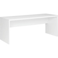 XXXLutz, XXXLutz Schreibtisch 180/69/75 cm in weiss hochglanz , Kronos , Holzwerkstoff , 69x75 cm , Hochglanz, Dekorfolie,Nachbildung , 002593001401