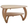 Linea Natura Couchtisch in holz 90/60/50 cm , Malmö , Eichefarben , Wildeiche , massiv , 60x50 cm , geölt,Echtholz , 002748002302