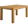 Livetastic, Livetastic Esstisch in holz 160/90/75 cm , Stretch , Eichefarben , Wildeiche , massiv , 90x75 cm , geölt,Echtholz , ausziehbar , 002748007001