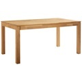 Carryhome Esstisch in holz 160/90/75 cm , Hendrik , Eichefarben , Wildeiche , massiv , 90x75 cm , geölt,Echtholz , 002748010001