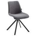 Livetastic Stuhl in textil grau , Laura , 48x87x58 cm , pulverbeschichtet,Flachgewebe,Lederlook , 002948000201