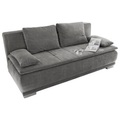 MID.YOU Schlafsofa in textil, holzwerkstoff grau , Luigi Lux.3dl , Uni , 208x93x105 cm , Nachbildung , 002220004103