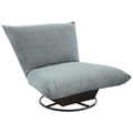 Livetastic Relaxsessel in textil hellblau , Cremona , Uni , 100x78x96 cm , pulverbeschichtet,Bouclé , 002310005911