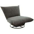 Livetastic Relaxsessel in textil anthrazit , Cremona , Uni , 100x78x96 cm , pulverbeschichtet,Bouclé , 002310005913