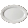Ritzenhoff Breker Servierplatte 32/21 cm , 46960 , Beige , Keramik , Ornament , 32x21 cm , glänzend, bedruckt , 003417075210