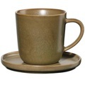ASA Selection - Kaffeetasse COPPA - Porzellan - oliv