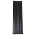 Joop! Vorhangschal blickdicht , J-Show , Anthrazit , Textil , Uni , 130 cm , für Stange und Schiene geeignet , 003021091801