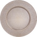Novel Platzteller 32 cm , 323933c Ginger Glitter G006 , Grau , Glas , klar , 0031080019