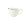 Seltmann Weiden Kaffeetasse 240 ml , 25890 , Schwarz, weiss , Keramik , 0,24 l,240 ml , 003123021106