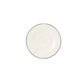 Seltmann Weiden Untertasse 16,5 cm , 25890 , Schwarz, weiss , Keramik , 003123021107